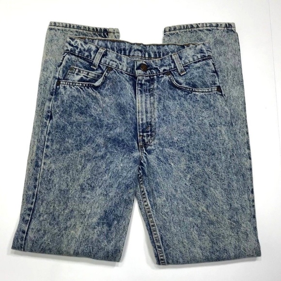 SOLD Levis Orange Tab Acid Wash Jeans Destroyed - Picture 3 of 8